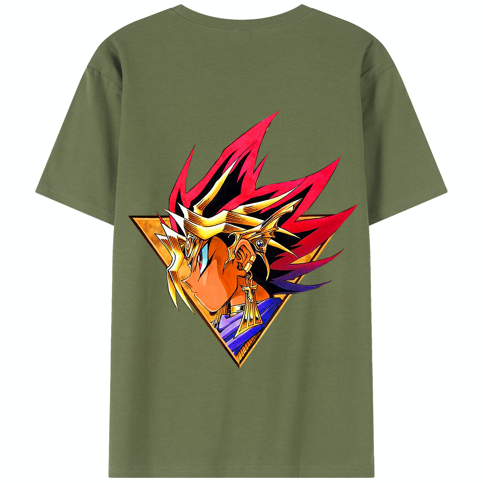 （画像用） 遊☆戯☆王 Yu-Gi-Oh! 綿100％半袖Tシャツ（背面プリント）